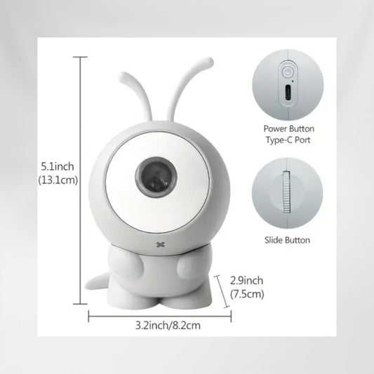 6-in-1 Rechargeable Galaxy Projector: LED Starry Sky & Constellation Night Light