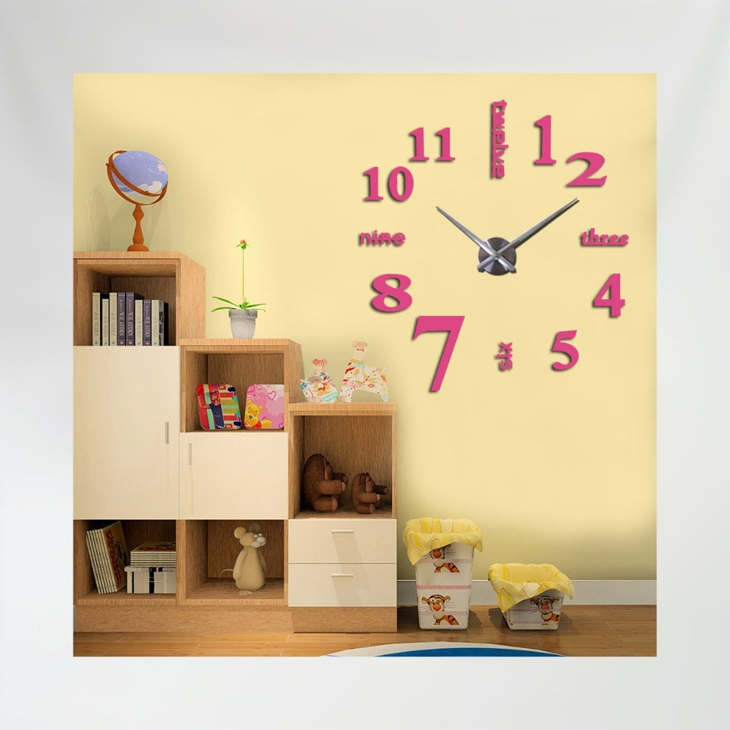 Creative Acrylic Mirror Wall Clock