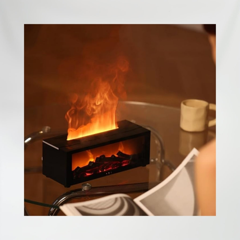 Aroma Humidifier Flame Essential Oil Diffuser