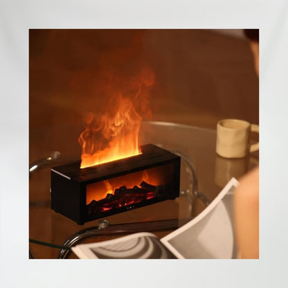 Aroma Humidifier Flame Essential Oil Diffuser