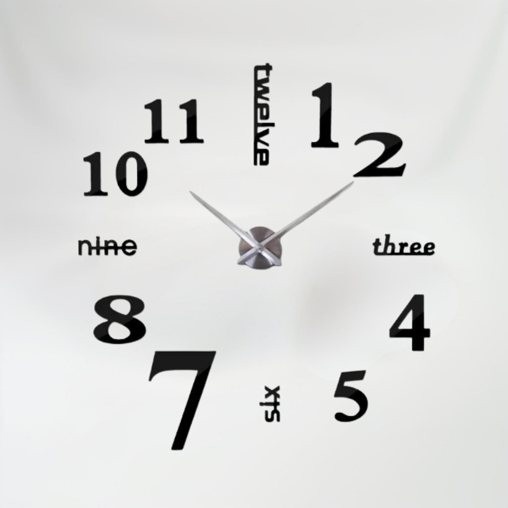 Creative Acrylic Mirror Wall Clock