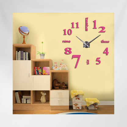 Creative Acrylic Mirror Wall Clock