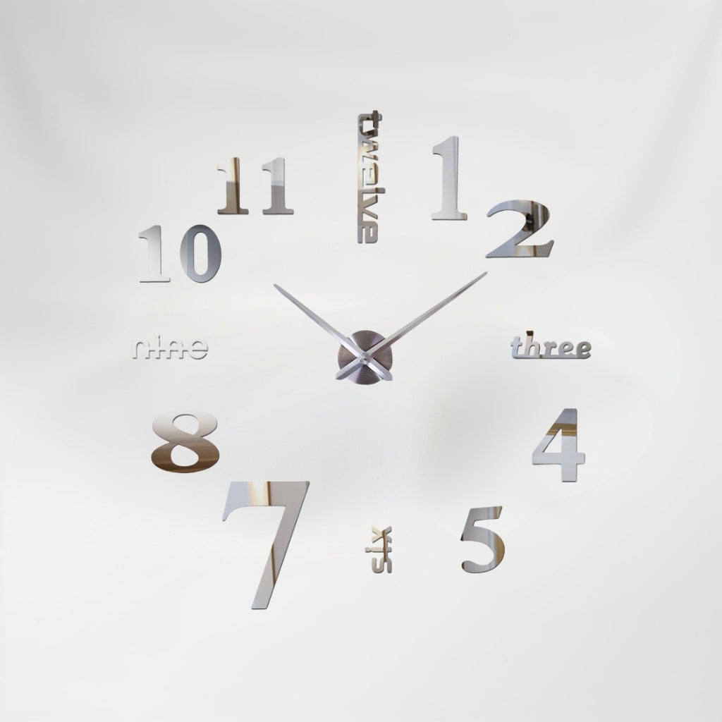 Creative Acrylic Mirror Wall Clock