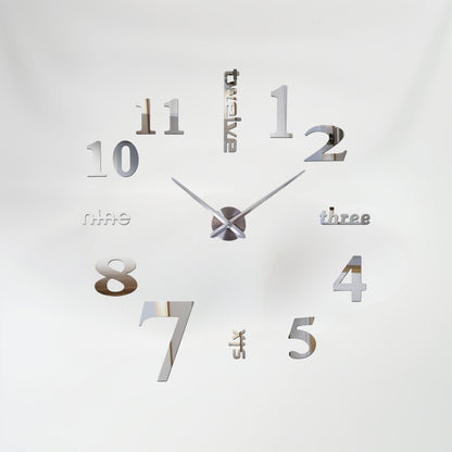 Creative Acrylic Mirror Wall Clock