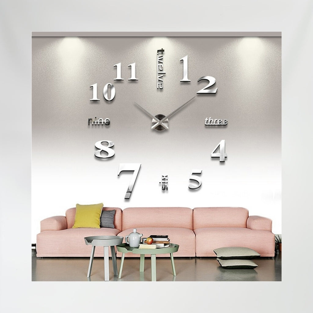 Creative Acrylic Mirror Wall Clock