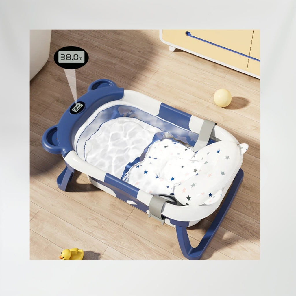 Newborn Temp-Sensing Baby Tub