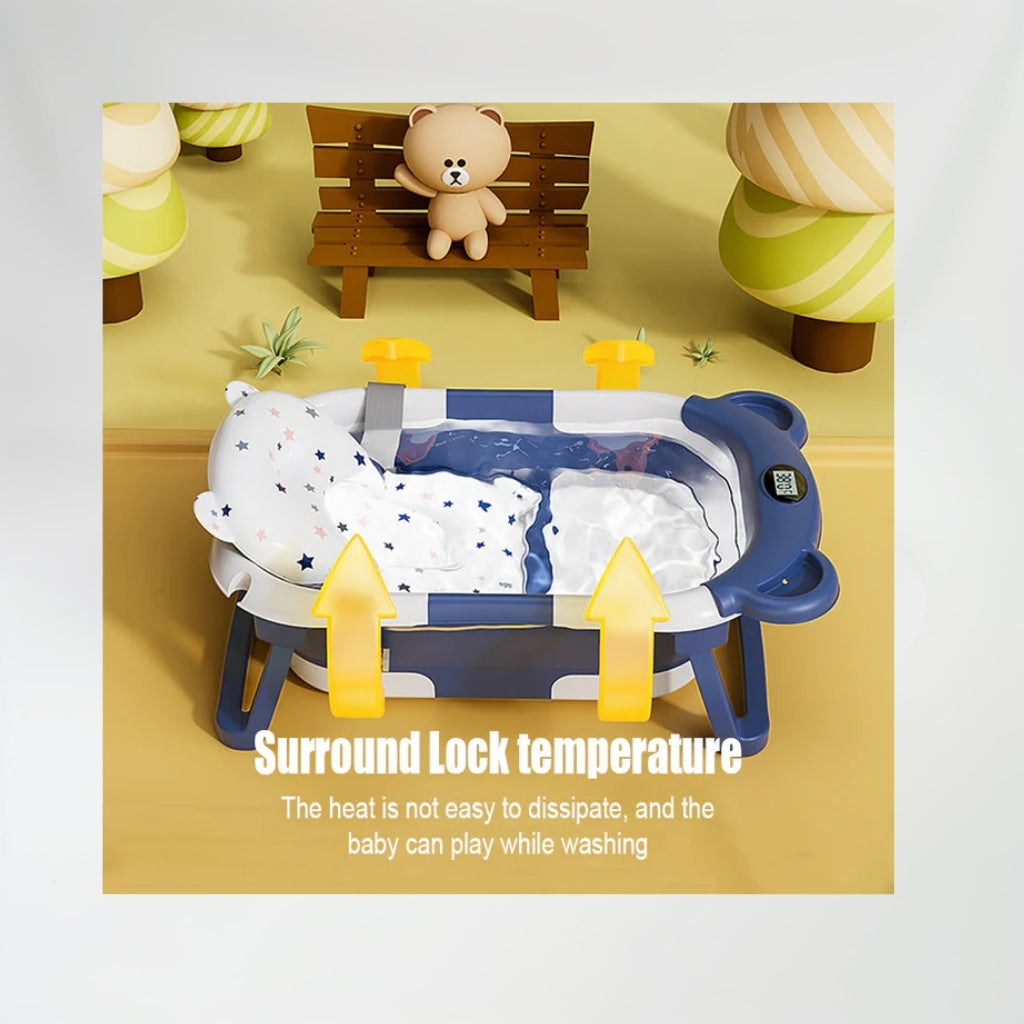 Newborn Temp-Sensing Baby Tub